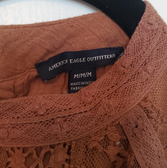 High Neck Lace Blouse - Picture 6 of 6